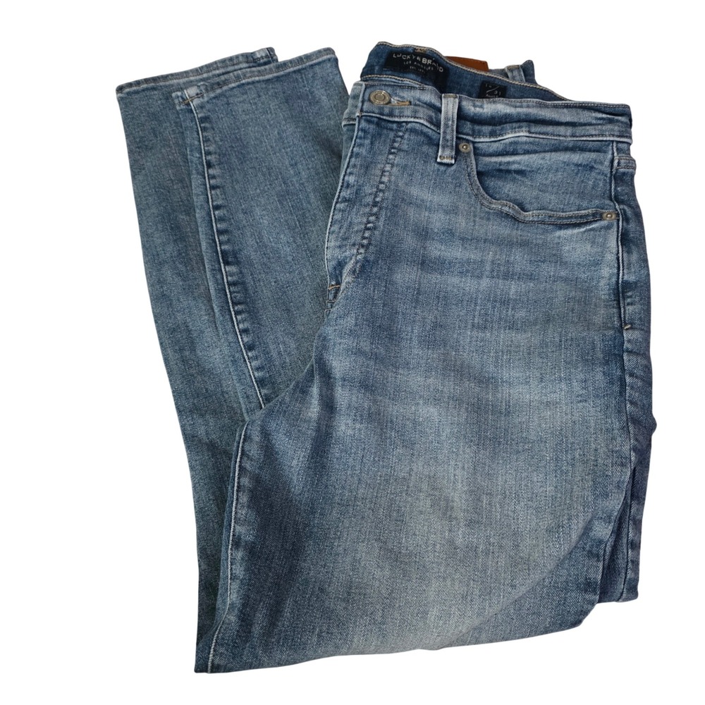 Lucky Brand‎ Women High Rise Bridgette Skinny Ankle Jeans Medium Wash Size 12